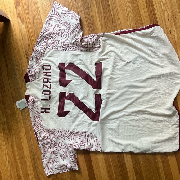 ADIDAS MEXICO WORLD CUP 2022 AWAY LOZANO JERSEY, size 2XL - Picture 2 of 5